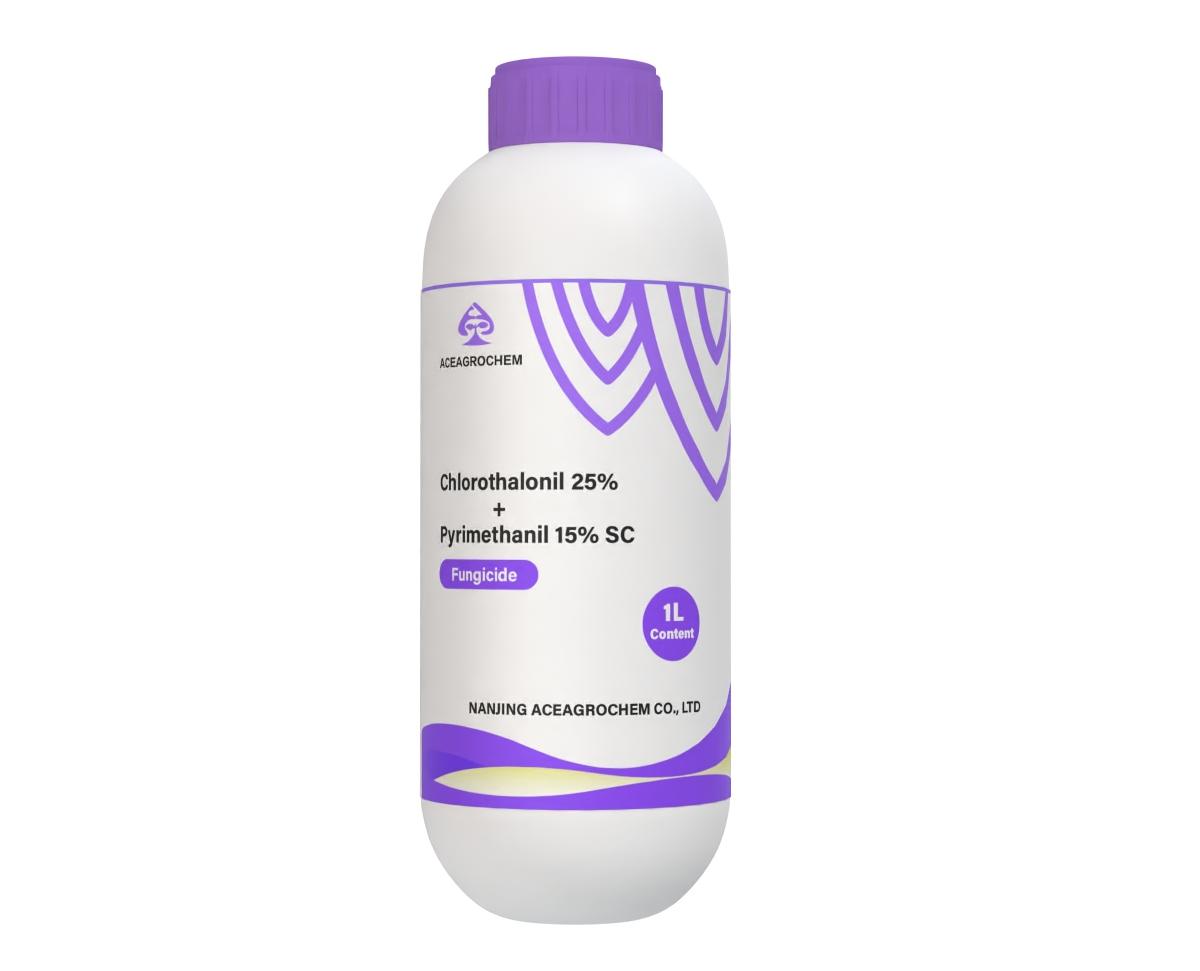 Chlorothalonil 25% + Pyrimethanil 15% SC